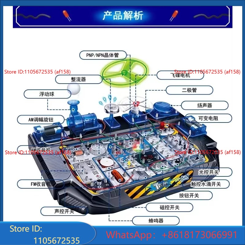Science Toys - Satu set lengkap mainan puzzle untuk