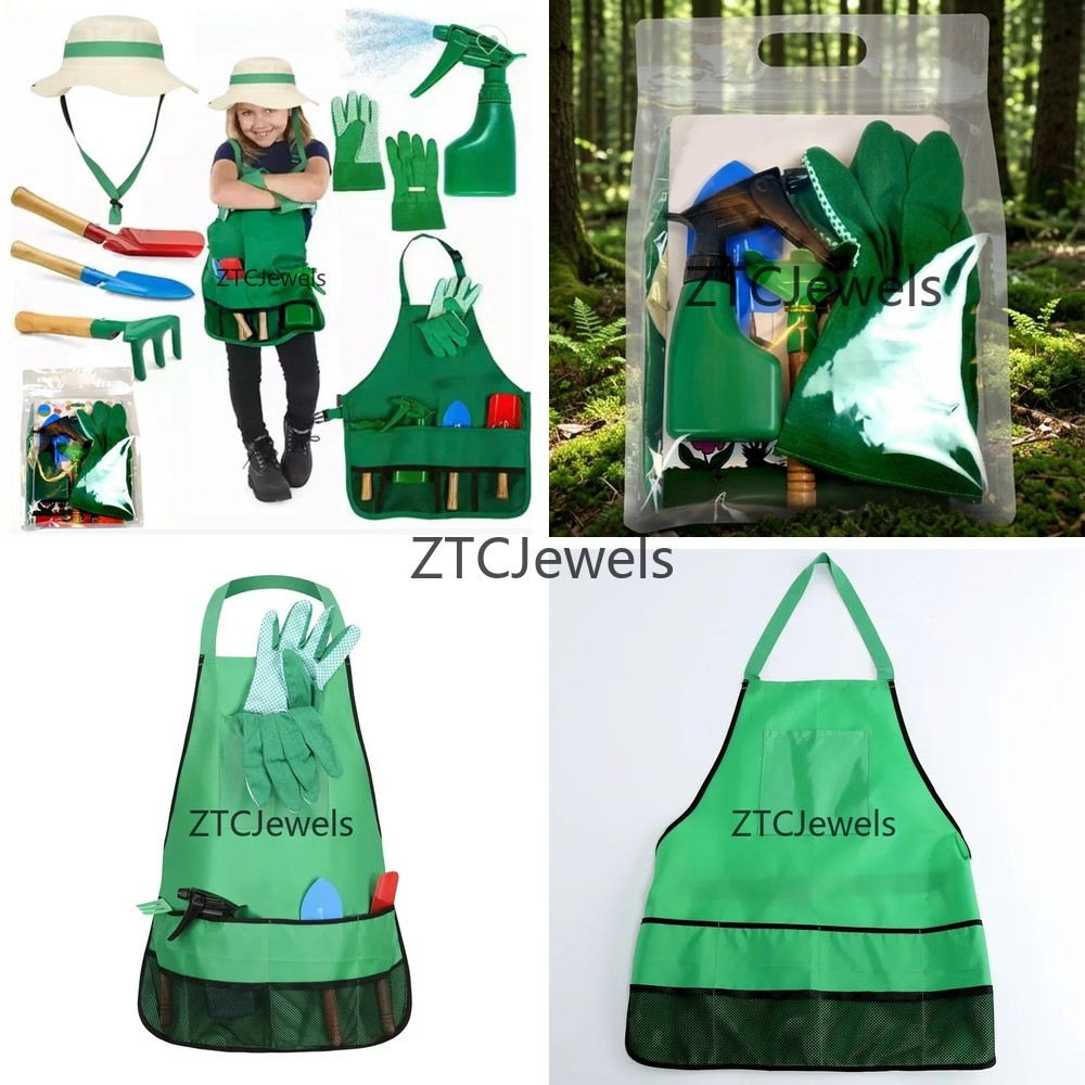 Science Toys - Set Alat Apron Kebun Anak dengan