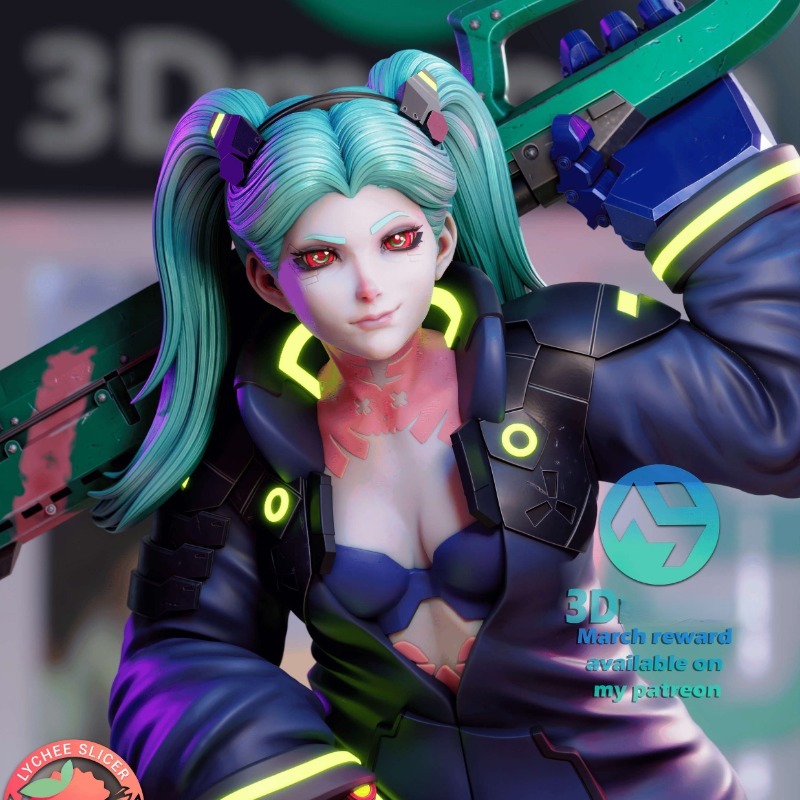 Science Hobby Kit - 1/24 skala Cyberpunk Science fiksi wanita