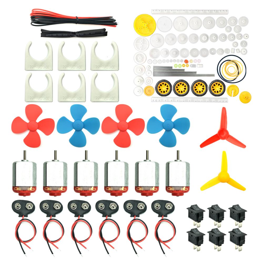 6 Set Motor Kit, Motor Hobi Li - Science Hobby Kit ulasan dan harga