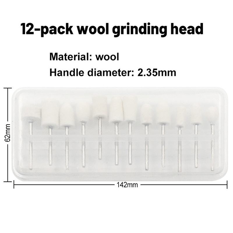 12 Pcs Kepala Poles Wol Baru S - Science Bob ulasan dan harga