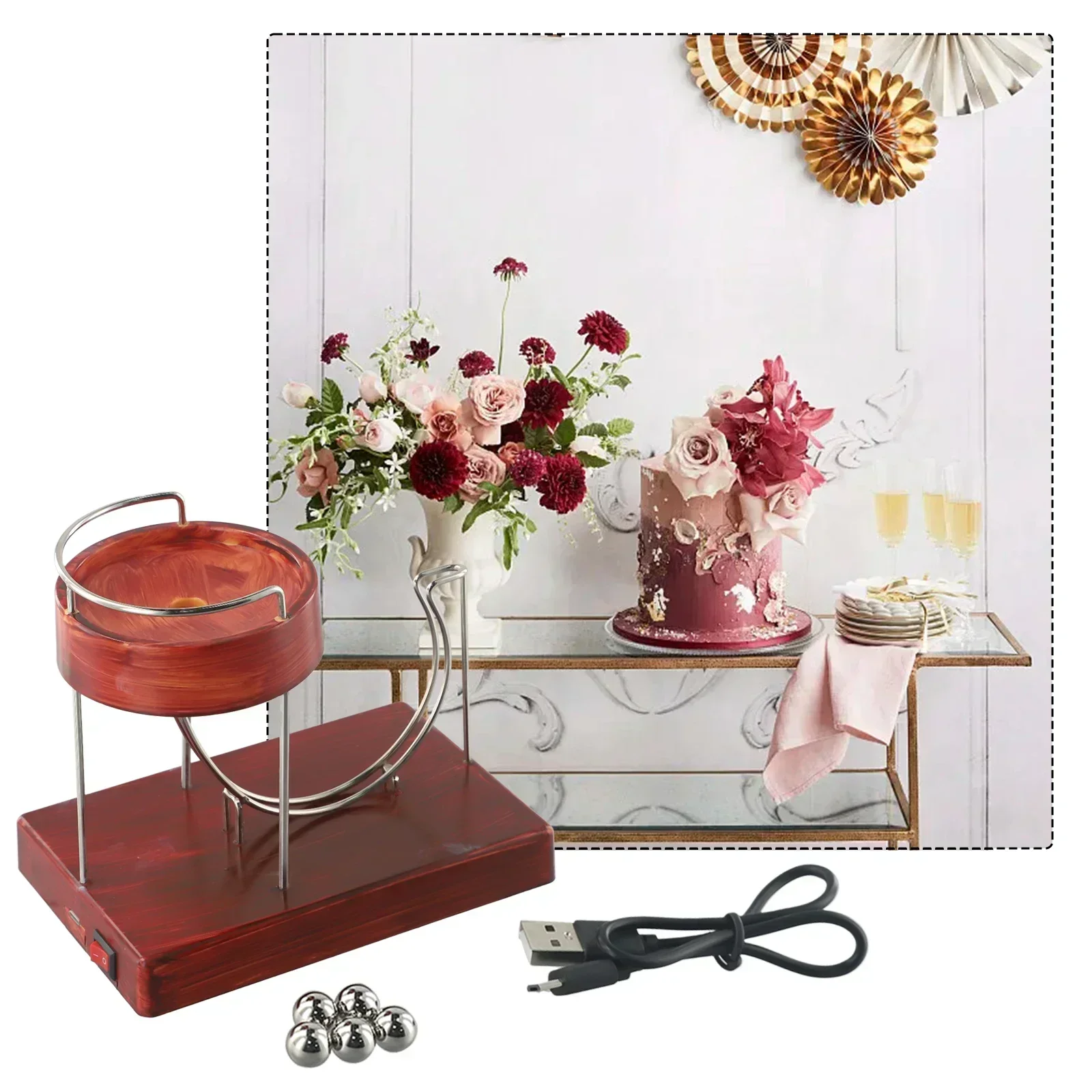 Mesin gerakan abadi kreatif de - Newton Cradle Large ulasan dan harga
